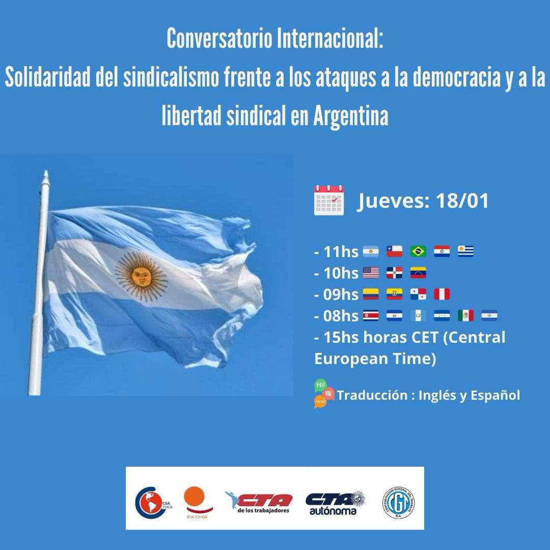 Apoyo internacional al Paro y Movilización del #24E